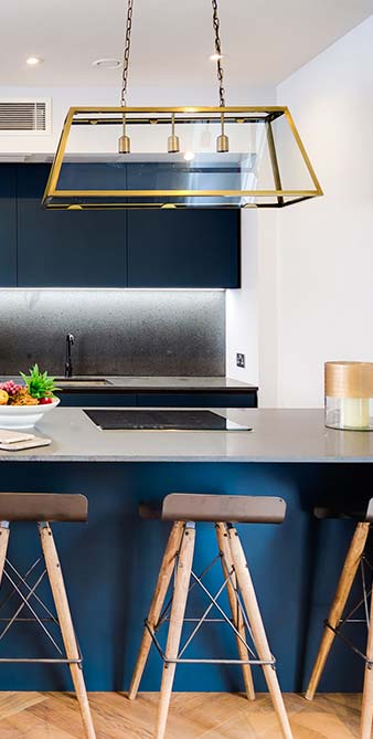 home-lighting-electrical-installation-t Home kitchen lighting installation by certified electrician